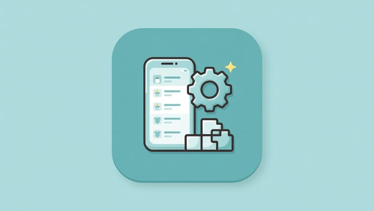 Illustration of the layered architecture of a baby registry app like Babylist
