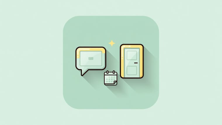 Illustration comparing telehealth video visits and in-person appointment booking