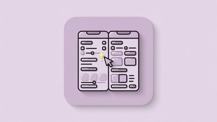 Illustration of two interfaces, a creator studio dashboard and a member content experience