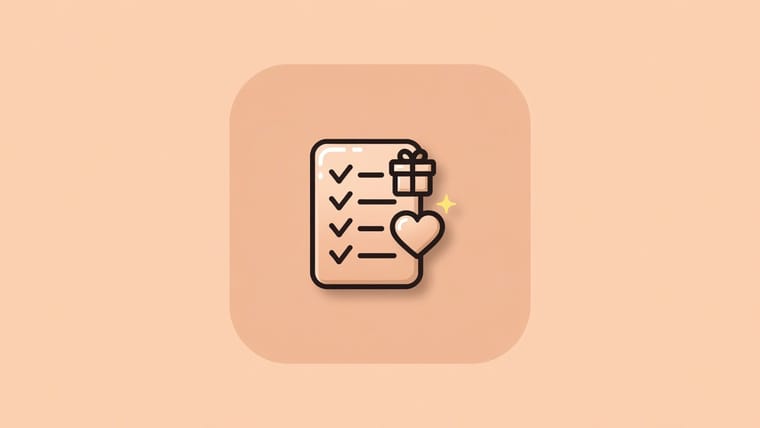 Illustration of a universal baby registry pulling items from many retailers onto one list