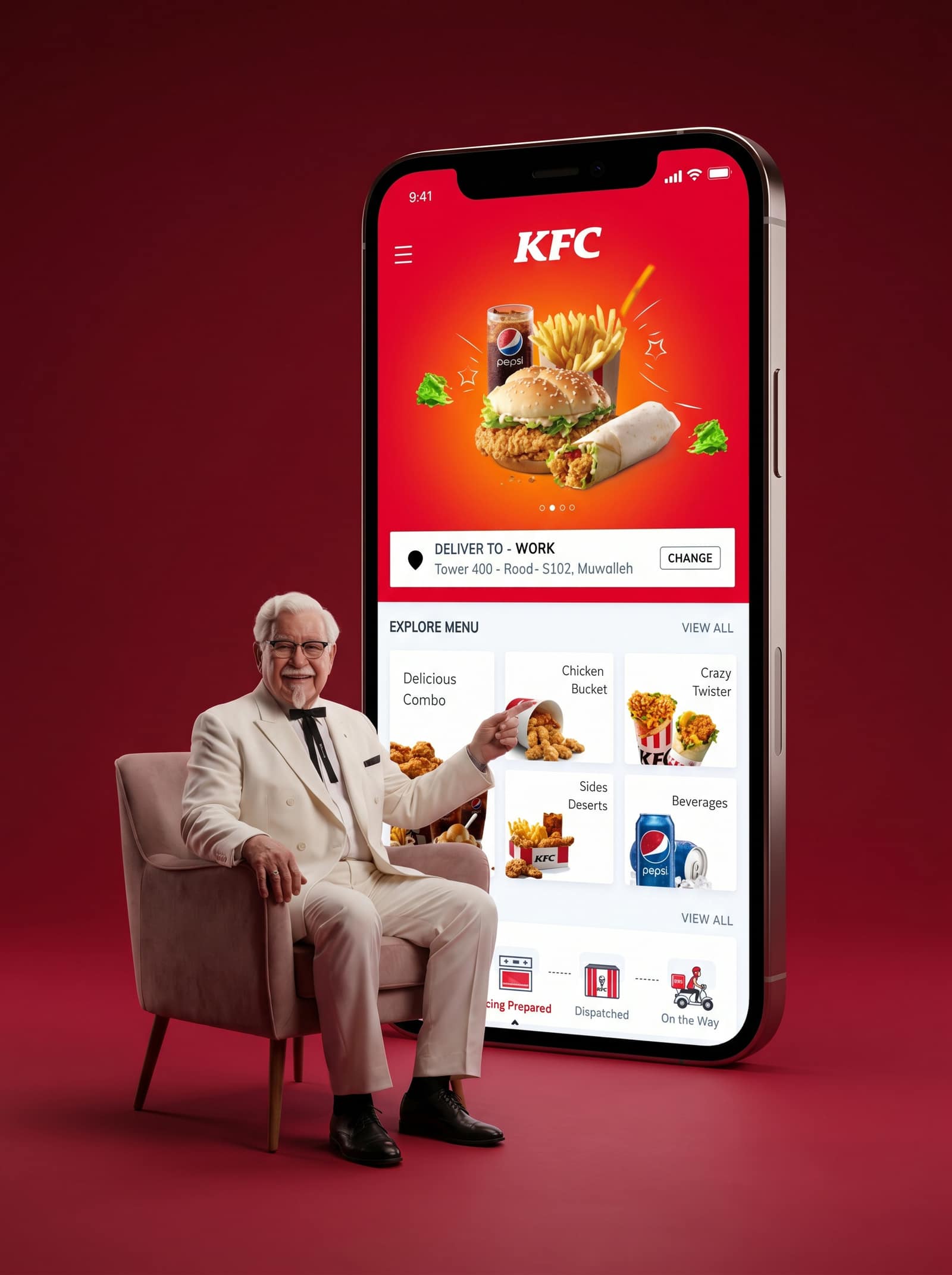 appico client project, mobile app UI showcase