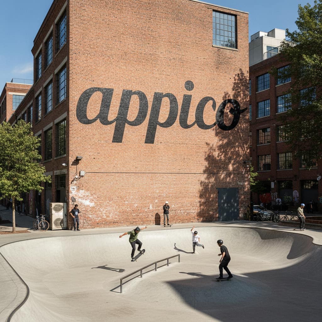 appico mural on a city building